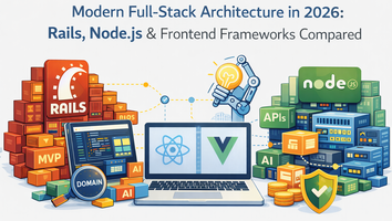 Modern Full-Stack Architecture in 2026: Rails, Node.js & Frontend Frameworks Compared