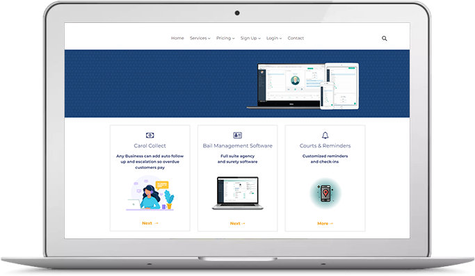 Device Image of Bail Management Software Solution