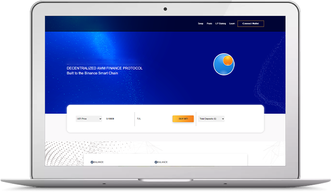 Device Image of A Decentralized Financial Platform
